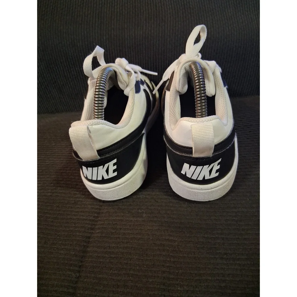 Nike Court Borough Low 2 Black White Panda Kids Shoes BQ5456-131 Size 5Y